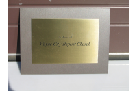 Etched & Engraved Metal Plaques #34