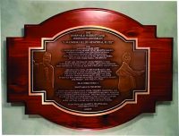 Photo Engraved Bronze Plaques #11